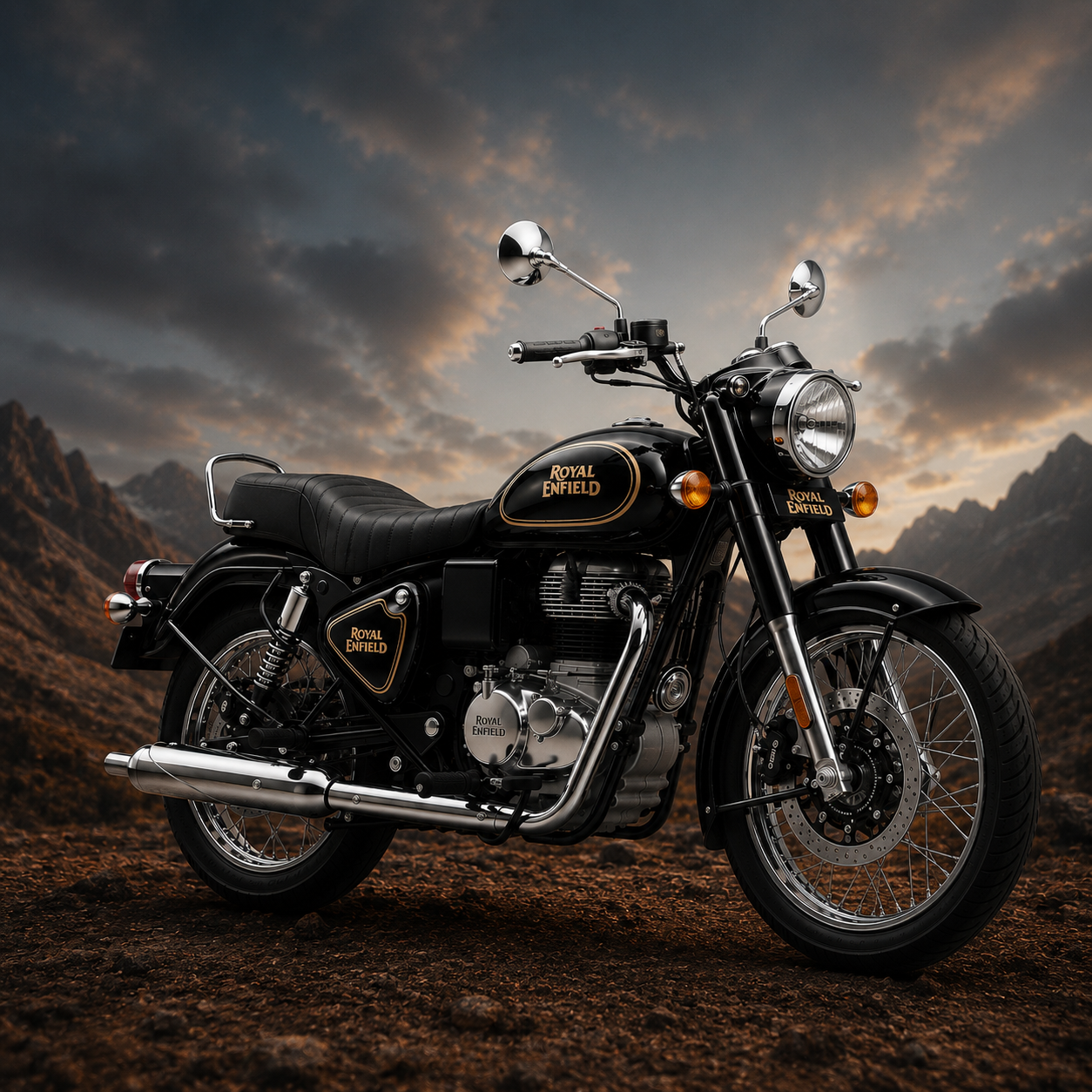 Bullet 500cc available to rent at BRB Expeditions